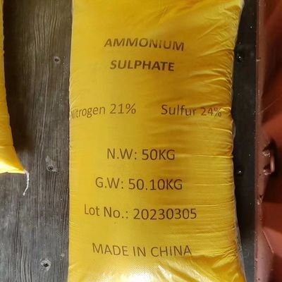 Ácido sulfúrico de amónio NH42SO4 de pureza branca granular